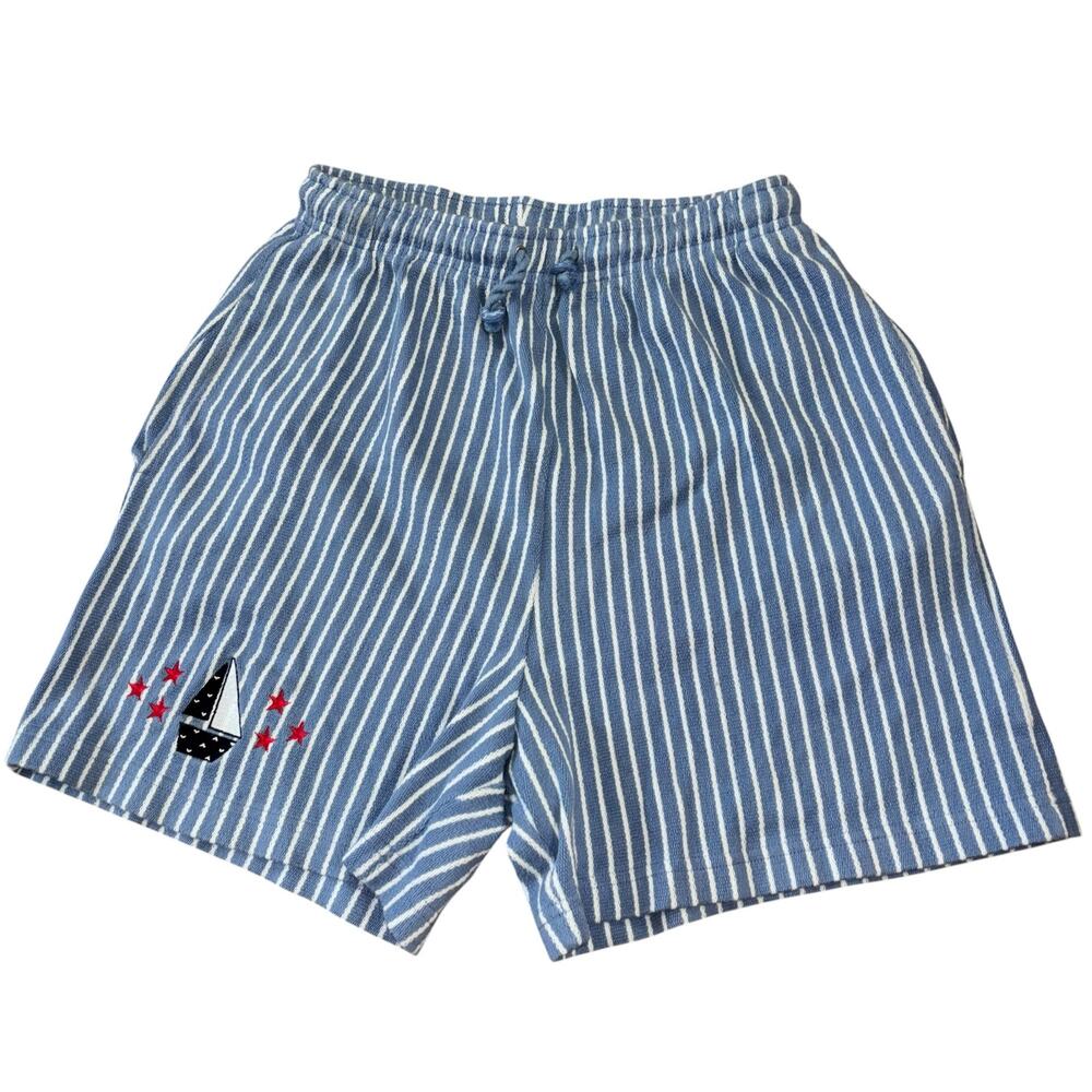 Christopher And Banks Stripe Nautical Shorts Women’s M Coastal Comfy Cottagecore